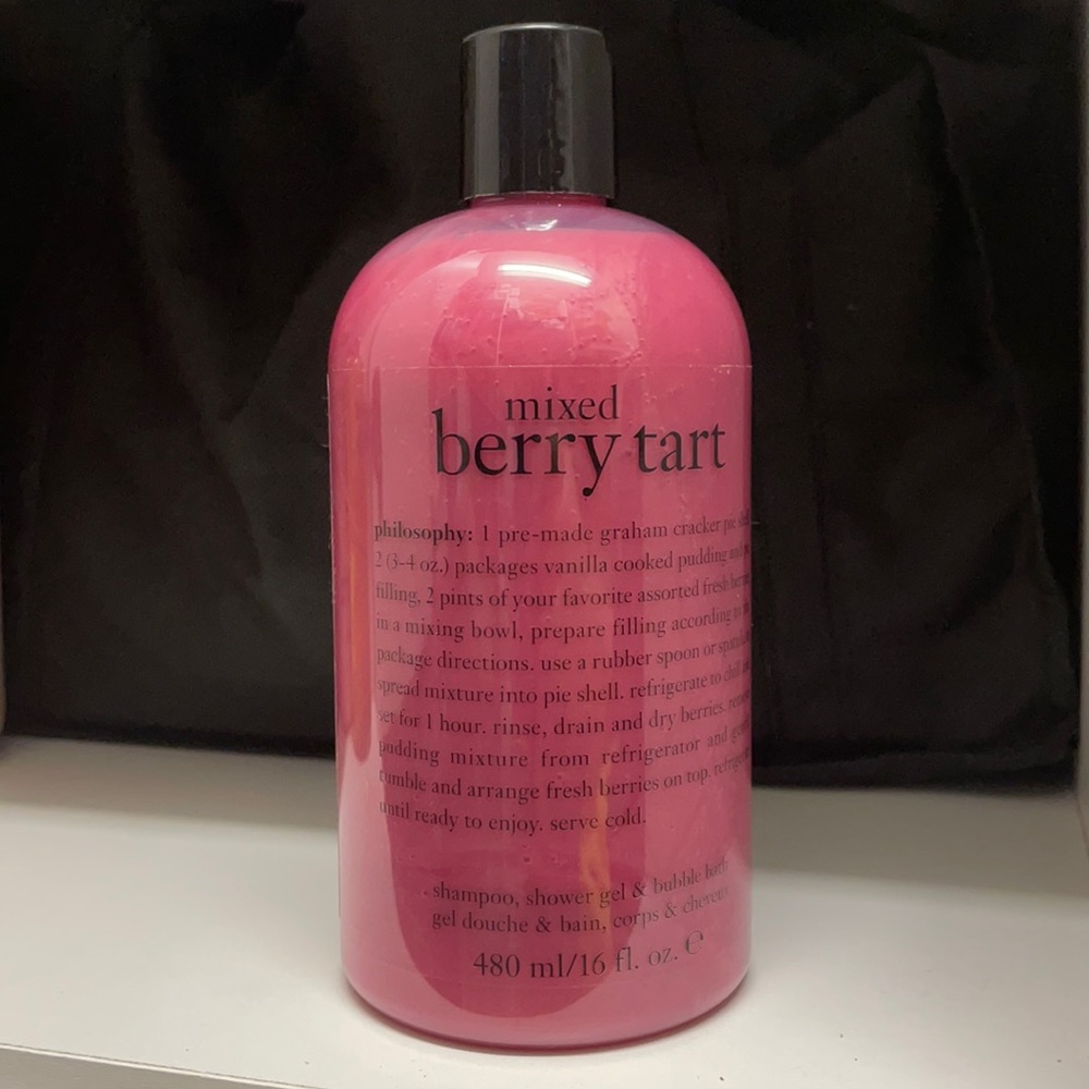 NEW Philosophy Mixed Berry Tart shampoo shower gel
